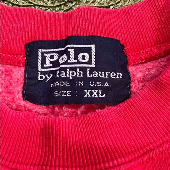 Vintage Ralph Lauren Polo red sweatshirt - Picture 5 of 7